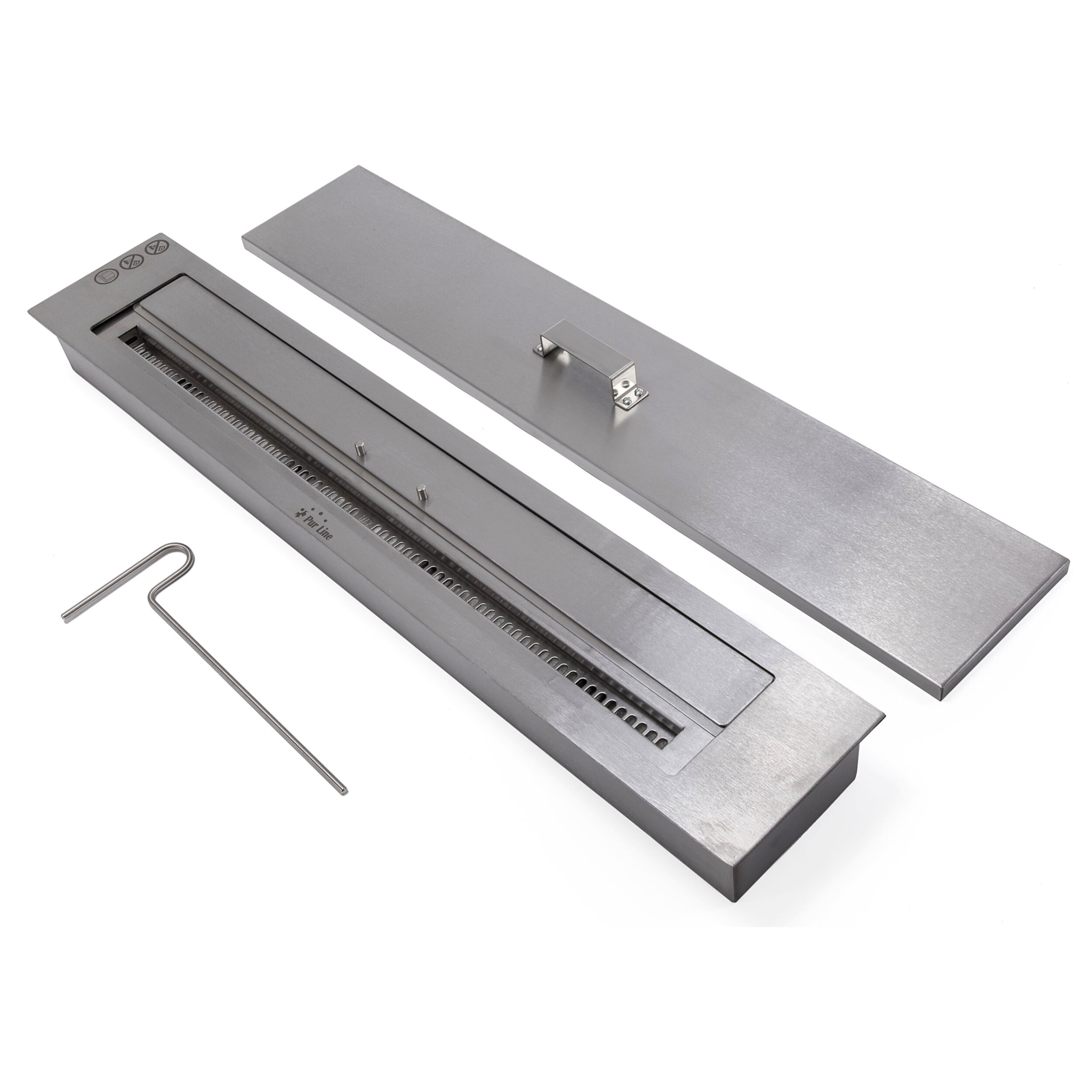 Bloque de combustión tamaño medio con fibra cerámica y regulador de llama F9690 PURLINE 5000 W