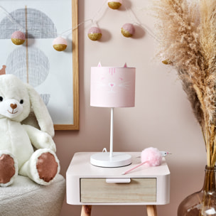 Lampe De Chevet Enfant Chat Et Ours