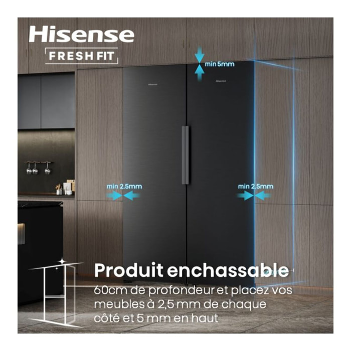Réfrigérateur combiné HISENSE RB5K330GSFC freshfit