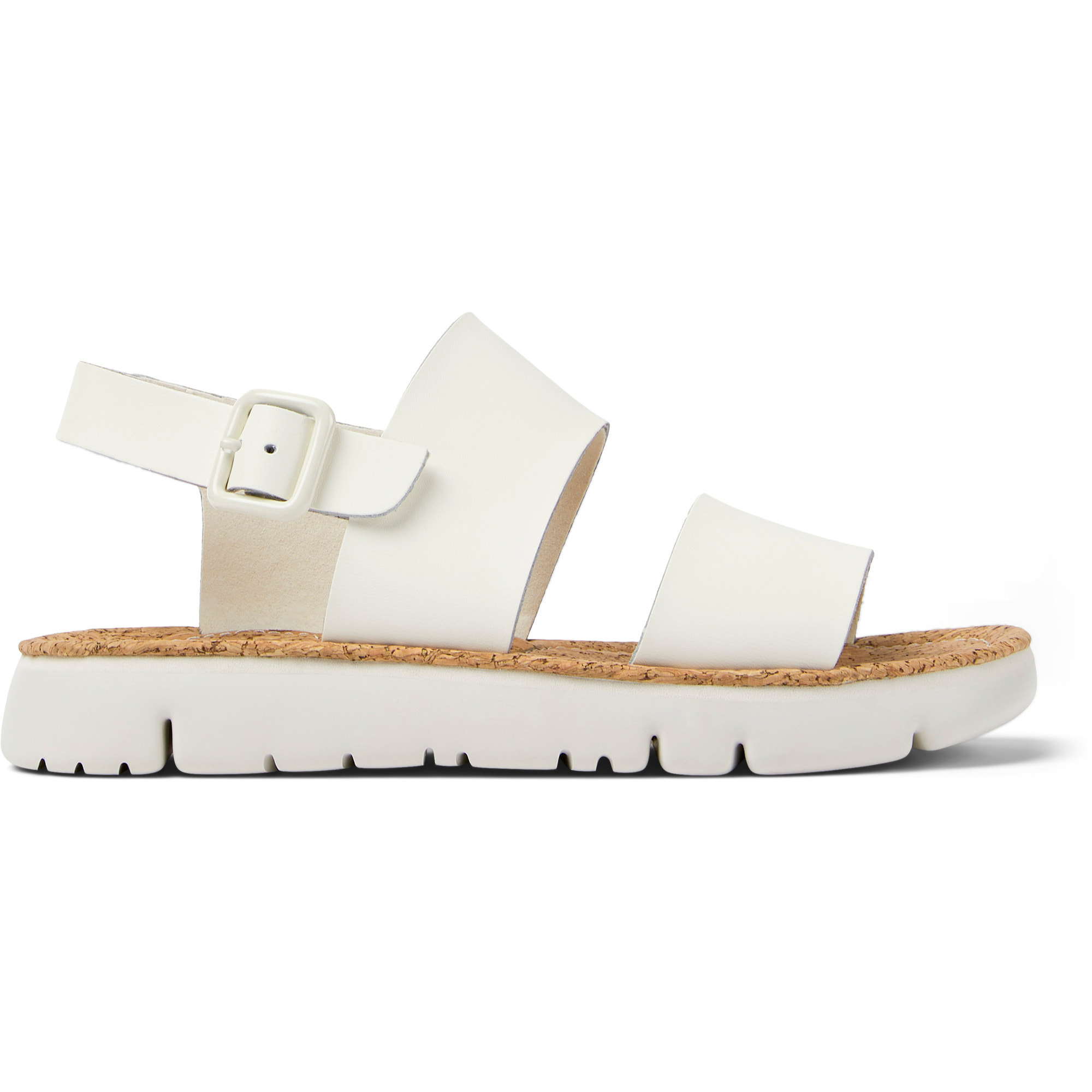 Sandalias - CAMPER Oruga - Blanco - Cuero