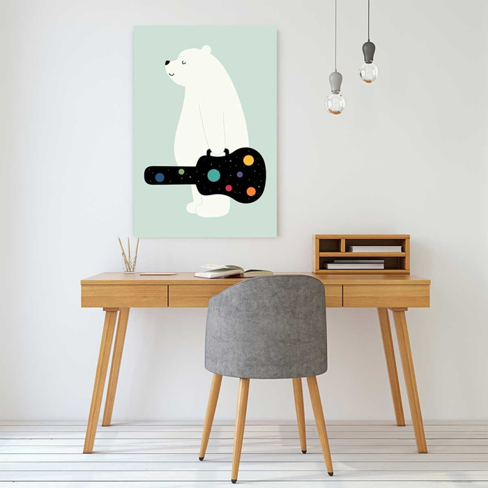 Tableau enfant guitar in hand Toile imprimée