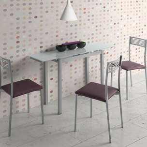 Set de 4 sillas – Polipiel con diseño minimalista