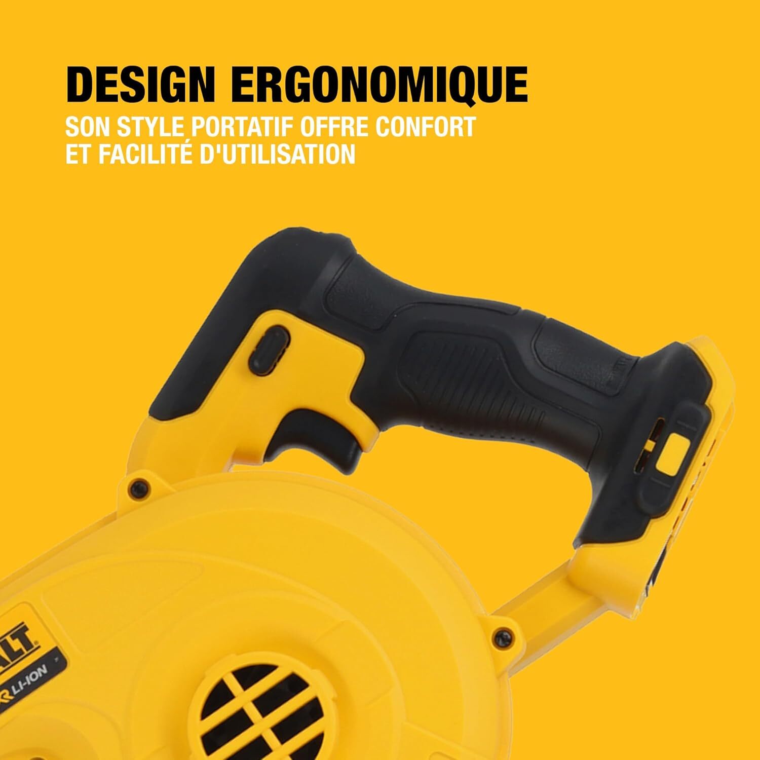 Souffleur compact XR 18 V - Sans batterie ni chargeur - DEWALT - DCV100-XJ