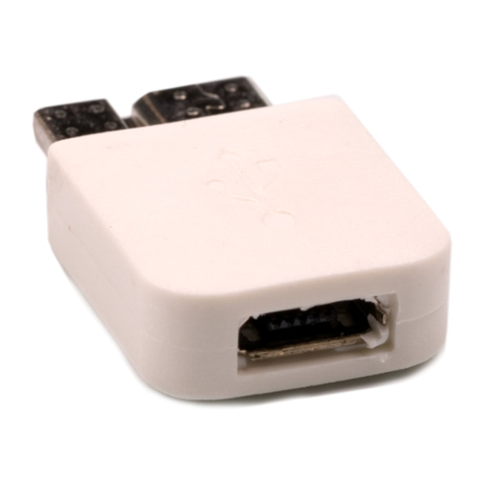 DAM s5/note 3 ADATTATORE a pin micro usb 23 Cm. Colore bianco