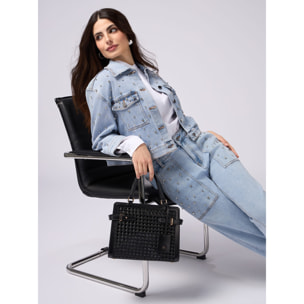 Oltre - Jeans palazzo con tachuelas - Light - blue