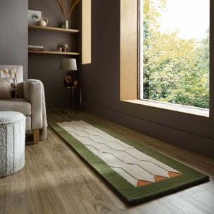 Tapis de couloir en laine à bordure APEX BORDER