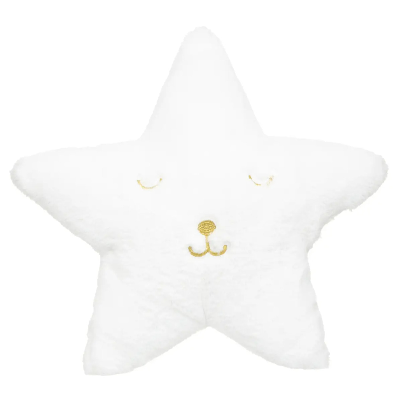 Coussin enfant étoile blanc 39x39cm