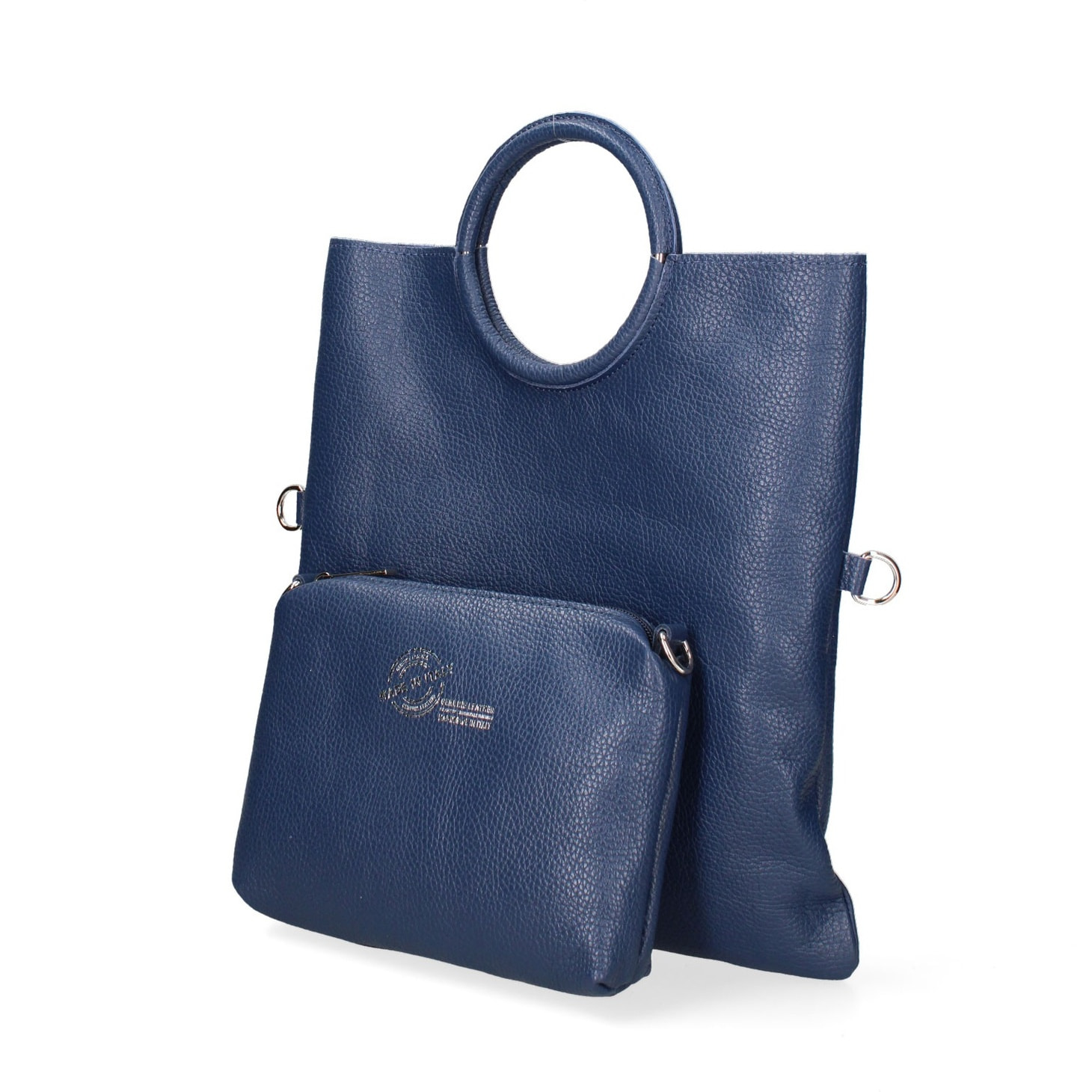 Borsa a mano da donna Made in Italy - Modello Valora Chic - 100% pelle - 29.0 x 30.0 x 1.0 cm