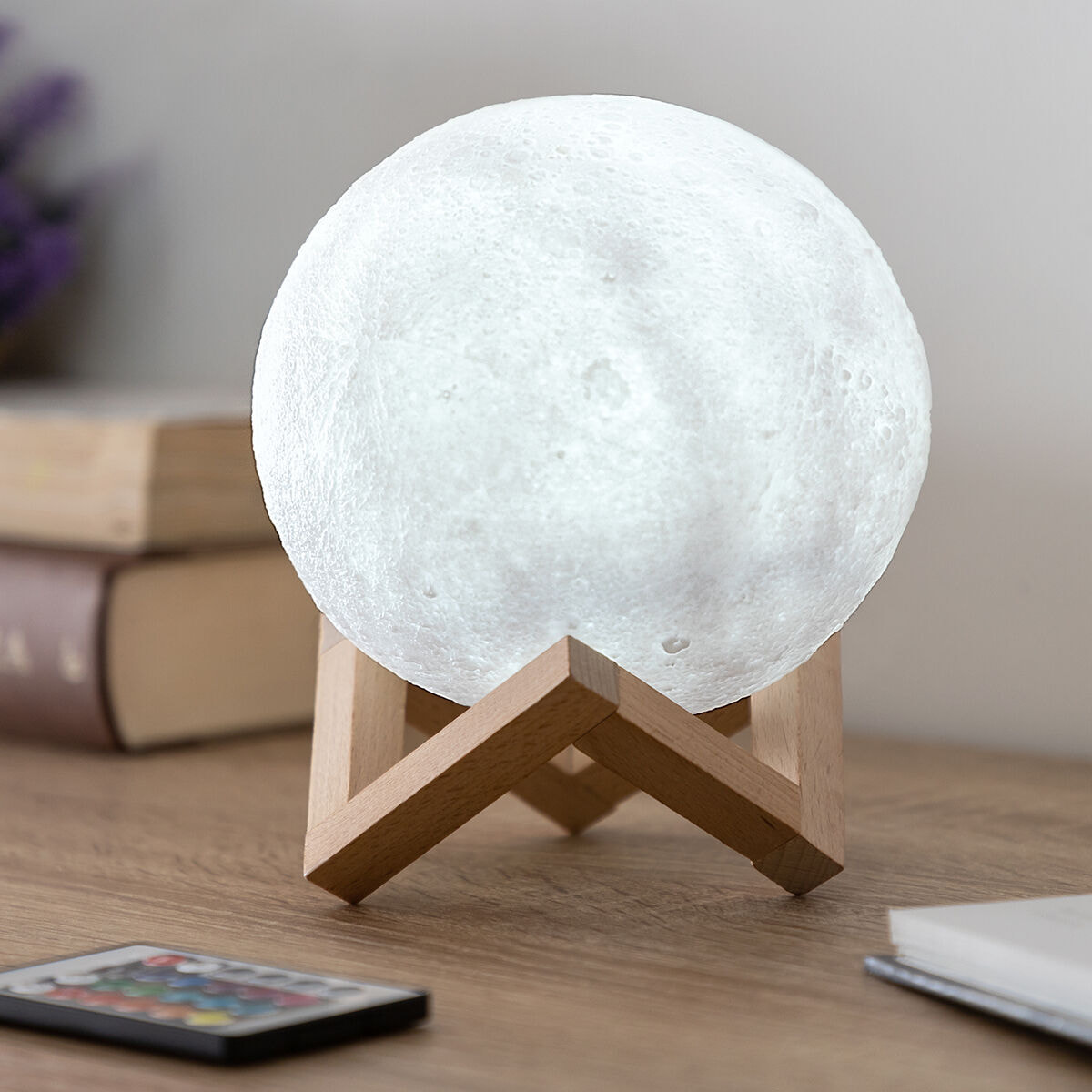 Lampada LED Ricaricabile Luna Moondy InnovaGoods