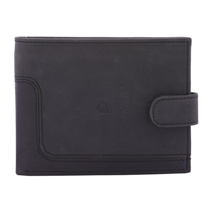 Portafoglio  da uomo In Vera pelle Made in Italy 10,5x13x3 cm
