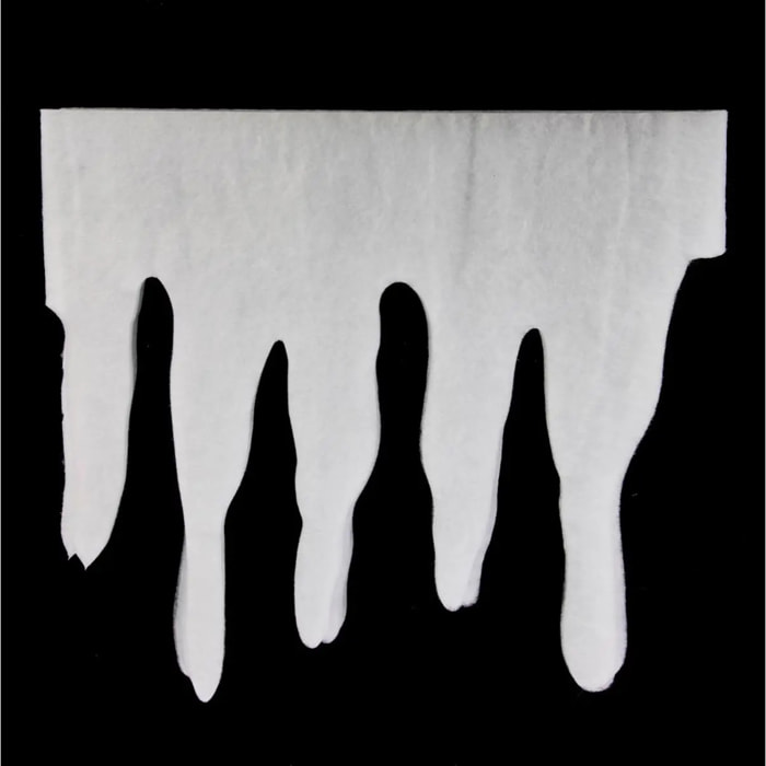 Coulée de neige 35x200cm blanc