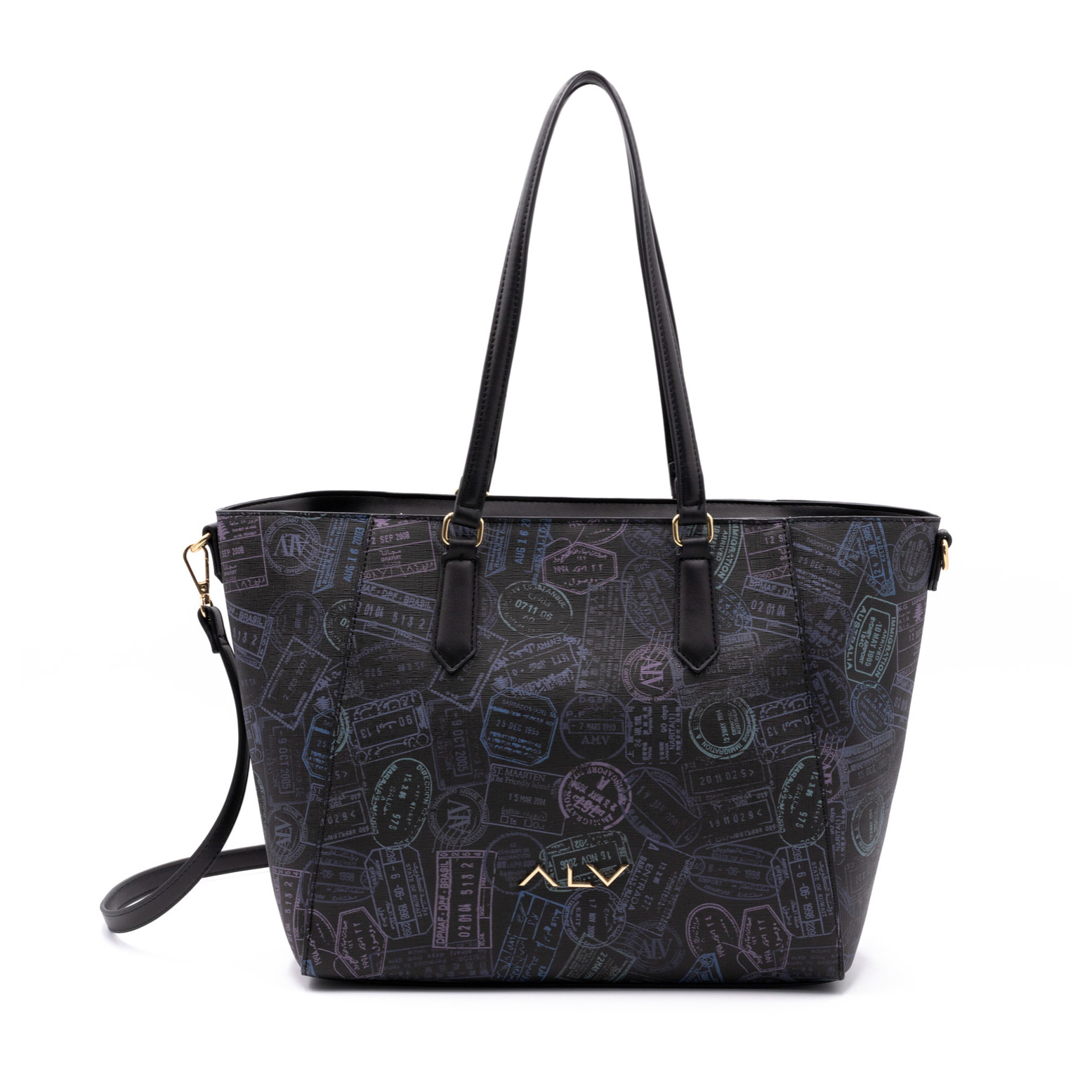 Borsa a spalla  da donna Poliuretano Prodotto alla Moda 44x16x28 cm