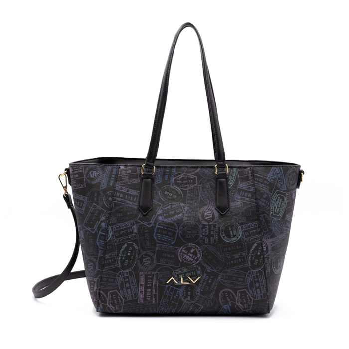 Borsa a spalla  da donna Poliuretano Prodotto alla Moda 44x16x28 cm