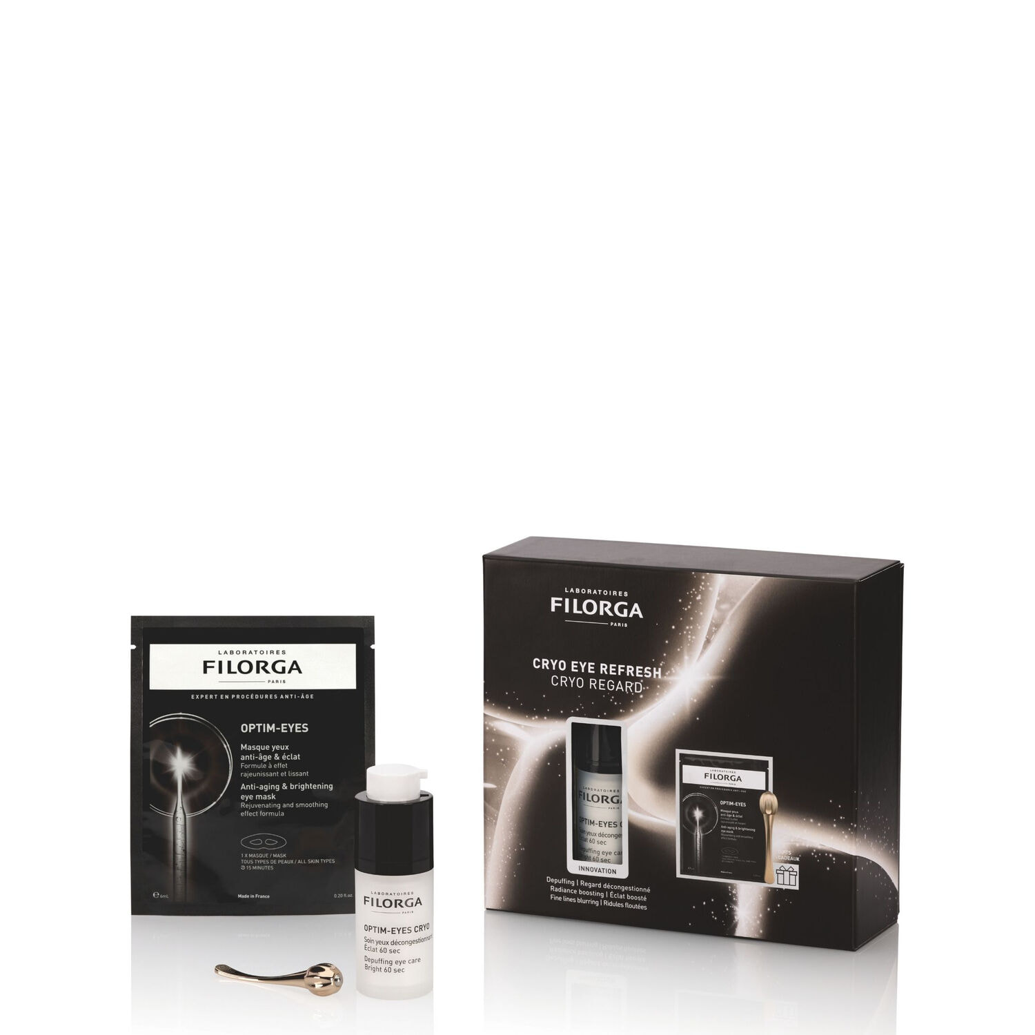 Optim-Eyes - Coffret Optim-Eyes Cryo 15ml + Optim-Eyes Sheet Mask 6ml