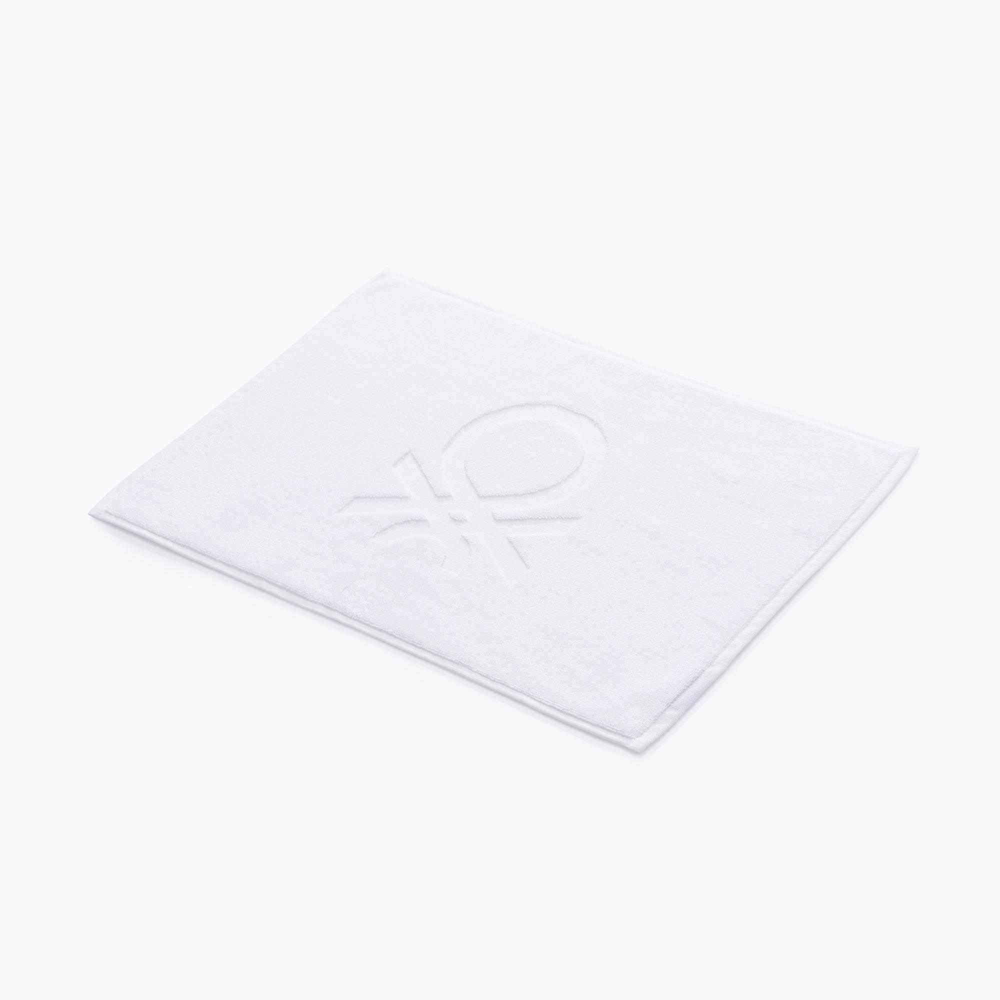 Alfombra de baño 40x60cm 750gsm 100% algodon blanco benetton