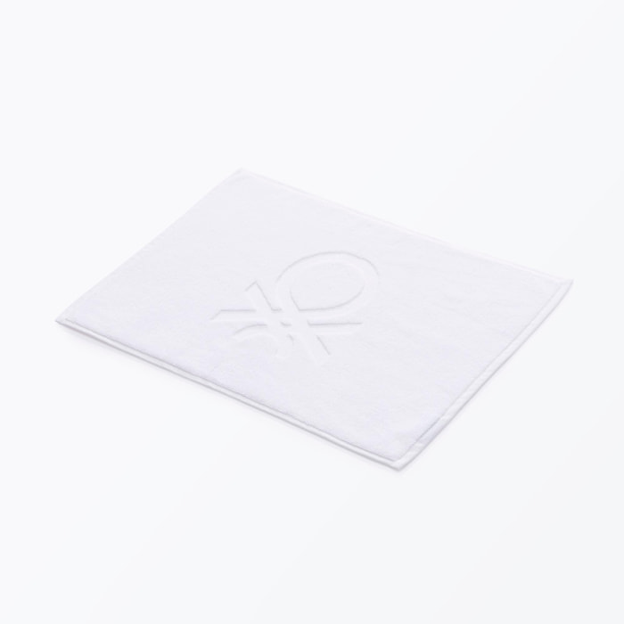 Alfombra de baño 40x60cm 750gsm 100% algodon blanco benetton