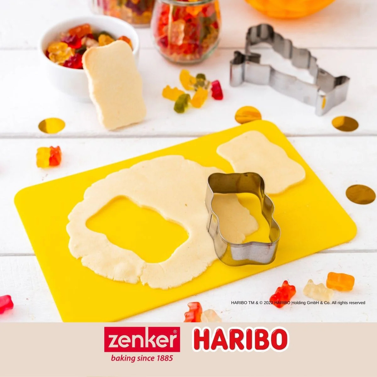 Lot de 2 planches à découper en plastique 24,5 x 16 cm Zenker Haribo