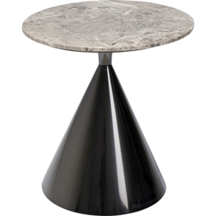 Table d'appoint Rita 50cm noire Kare Design