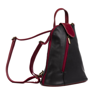 Carlotta Bolso mochila Mujer.Piel auténtica Sauvage