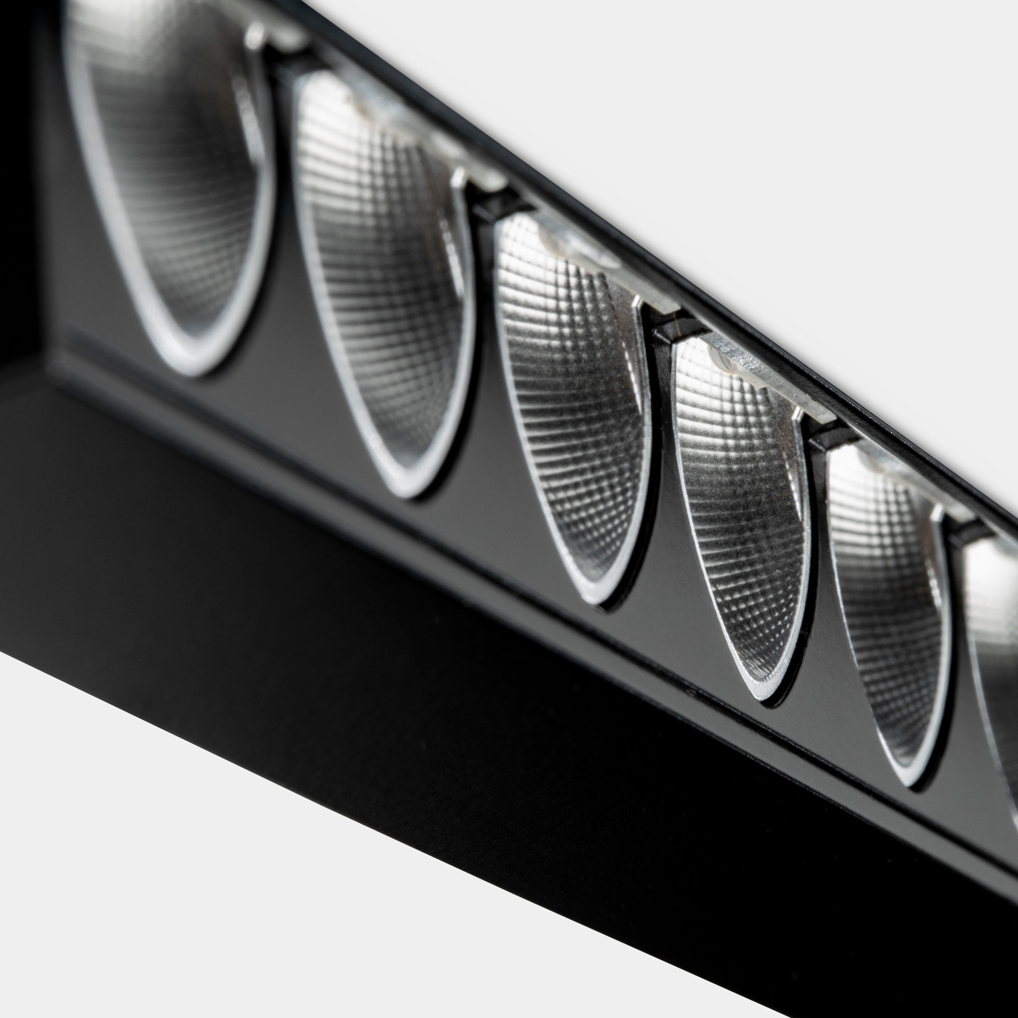 LEDS C4 Downlight Bento Wall Washer 6 LEDS 6 Blanco cálido - 2700K CRI 90 Negro IP20 421lm