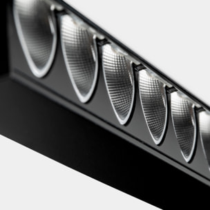 LEDS C4 Downlight Bento Wall Washer 6 LEDS 6 Blanco cálido - 2700K CRI 90 Negro IP20 421lm