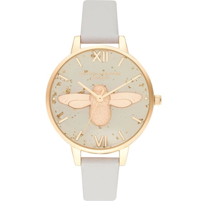 Reloj Olivia Burton OB16GD37 Mujer Analogico Cuarzo con Correa de Piel sintetica