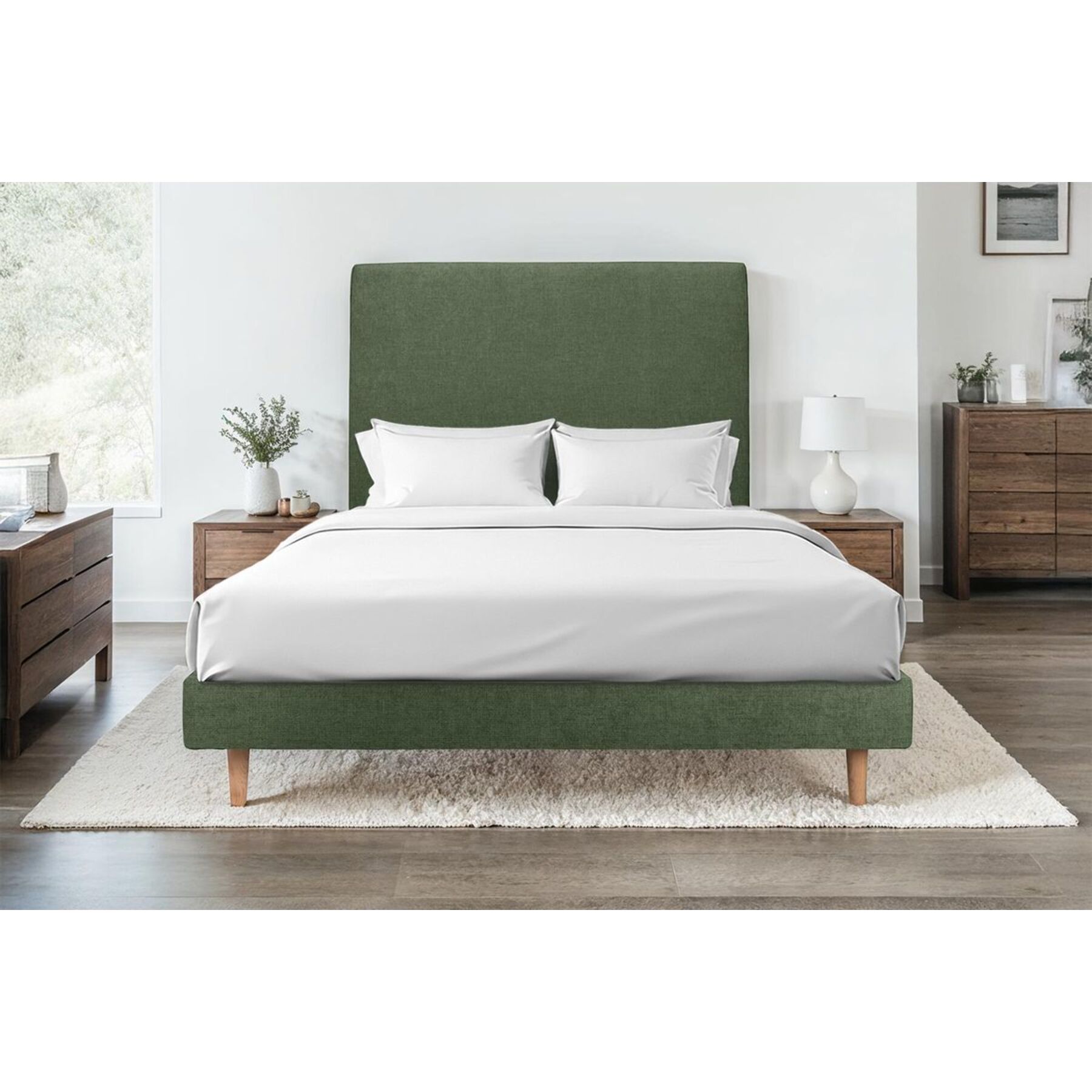 Sommier Kit Tissu Ep14 - pieds bois