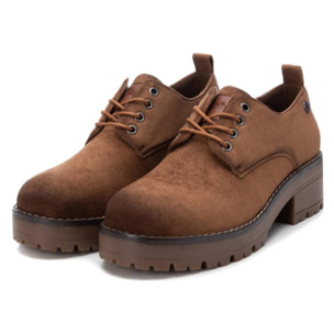 Zapato blucher/derby camel