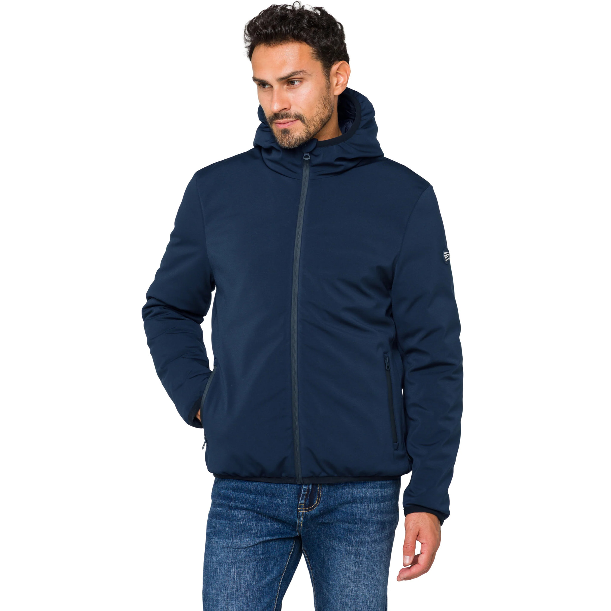 Chaqueta ANDAZ acolchada impermeable azul