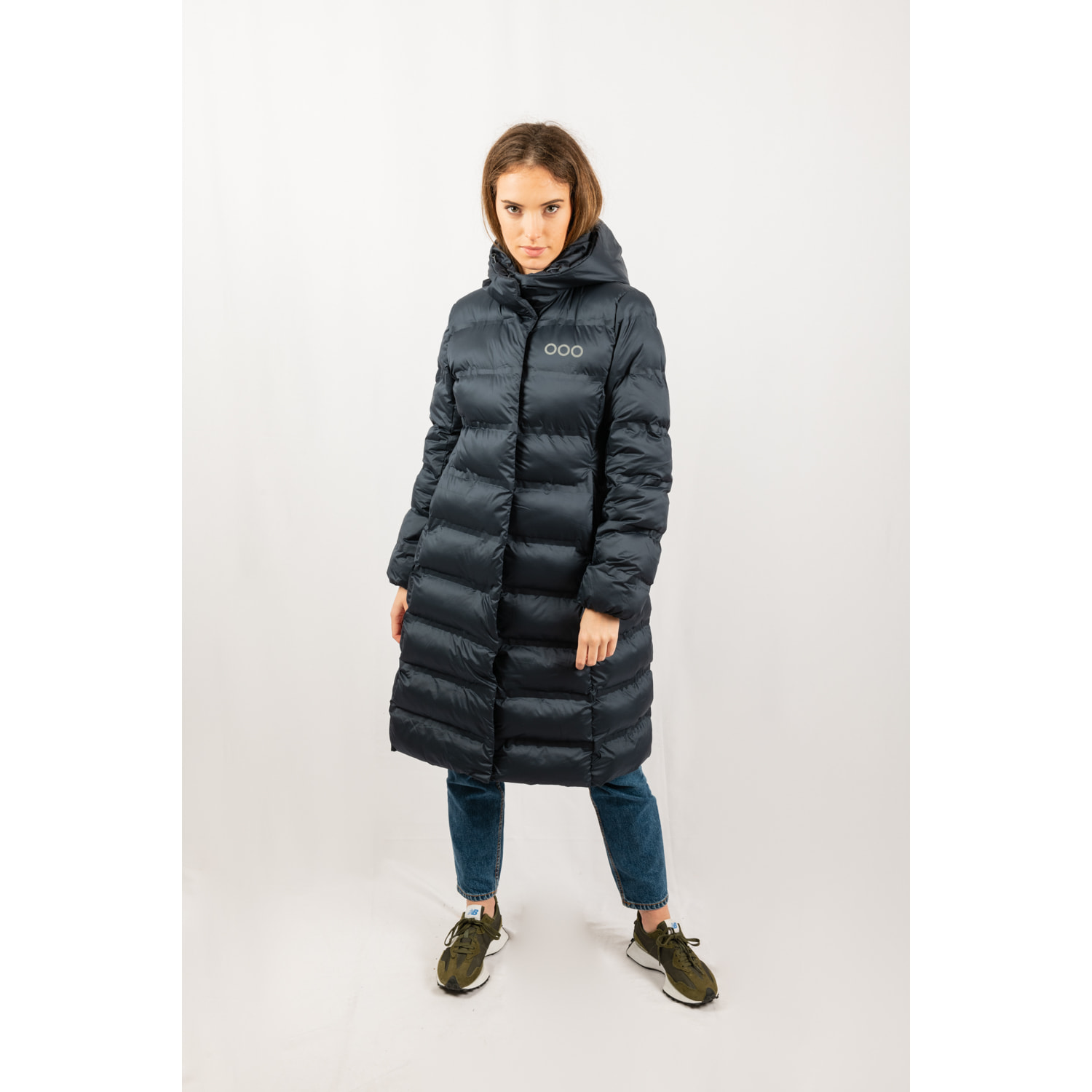 Chaqueta Berlin Long jacket marca ECOON - Azul