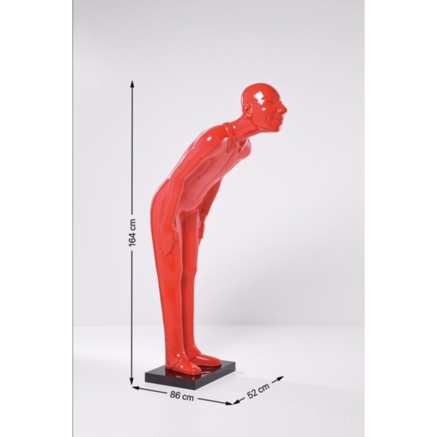 Déco Welcome Guest XL 160cm rouge Kare Design
