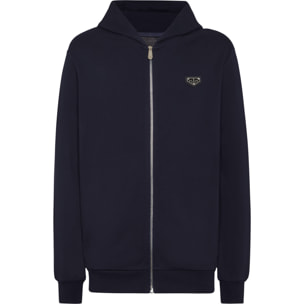 PHILIPP PLEIN Hooded Sweatjacket ICONIC PLEIN