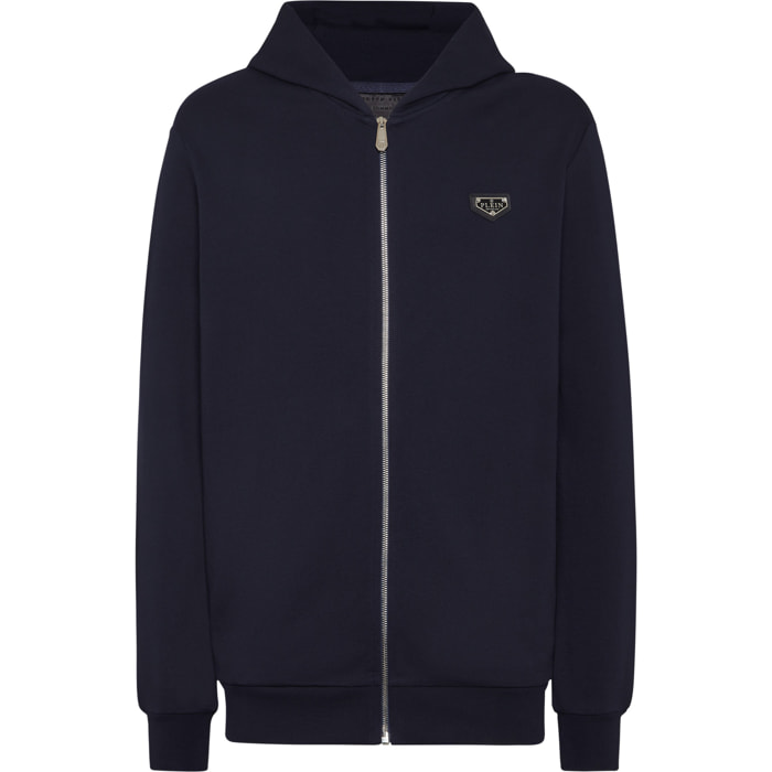 PHILIPP PLEIN Hooded Sweatjacket ICONIC PLEIN