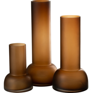 J-Line vase/chandelier Yoko - verre - marron - large - 38 cm de hauteur