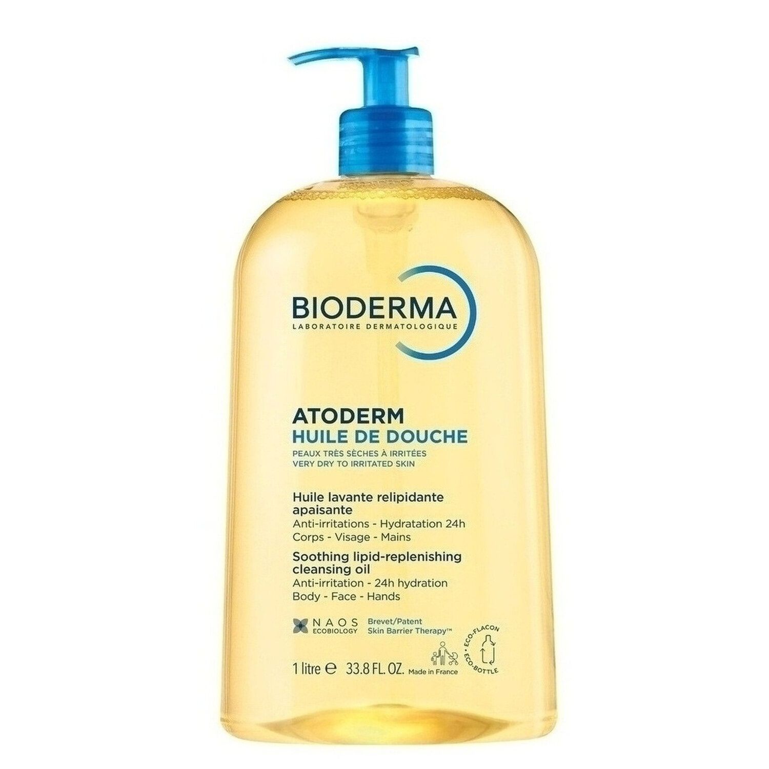 Atoderm Huile de Douche - Anti-Irritations Peaux Sensibles Sèches à Très Sèches