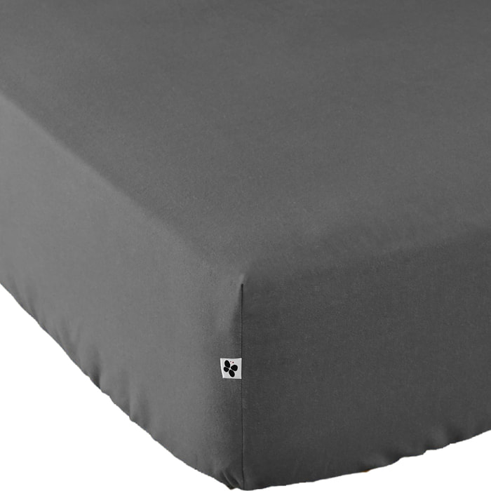 Drap Housse - Bonnet:30cm - 100% flanelle Orage