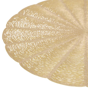 Set de table Nest rond D.38cm doré