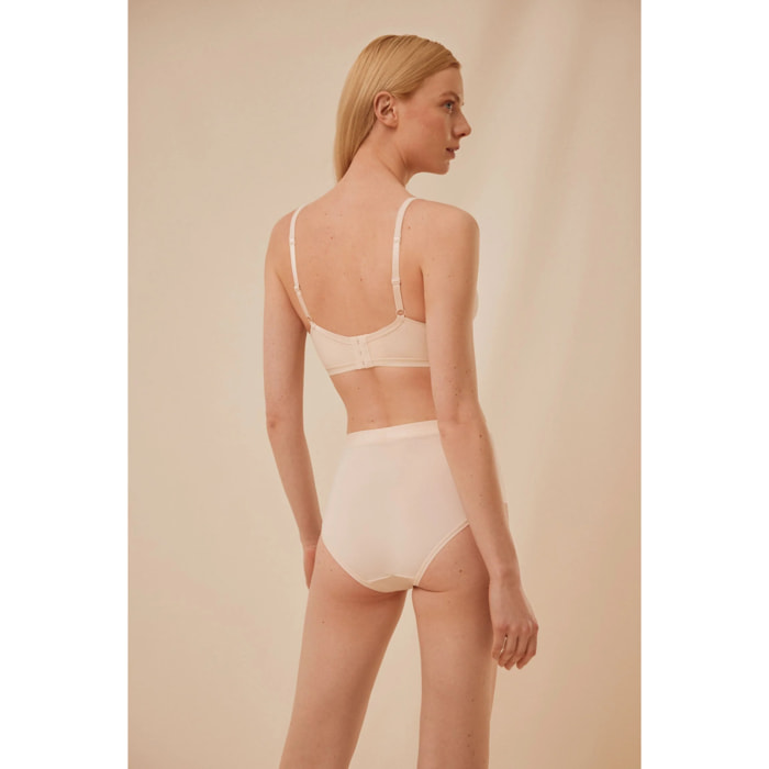 Slip avorio a vita alta