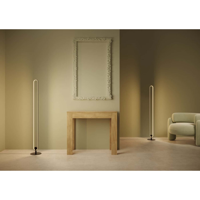 Consola extensible 90x42/198 cm Bora Small Roble Natural