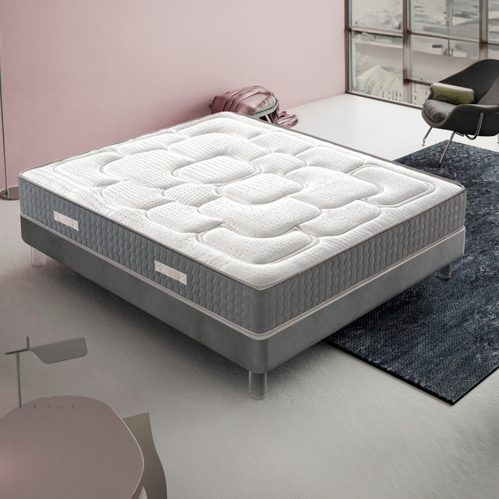 Materasso 120x190 in Memory Foam - Ortopedico - 9 Zone di comfort