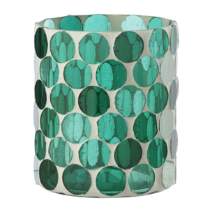 J-line Chandelier - verre - turquoise - small