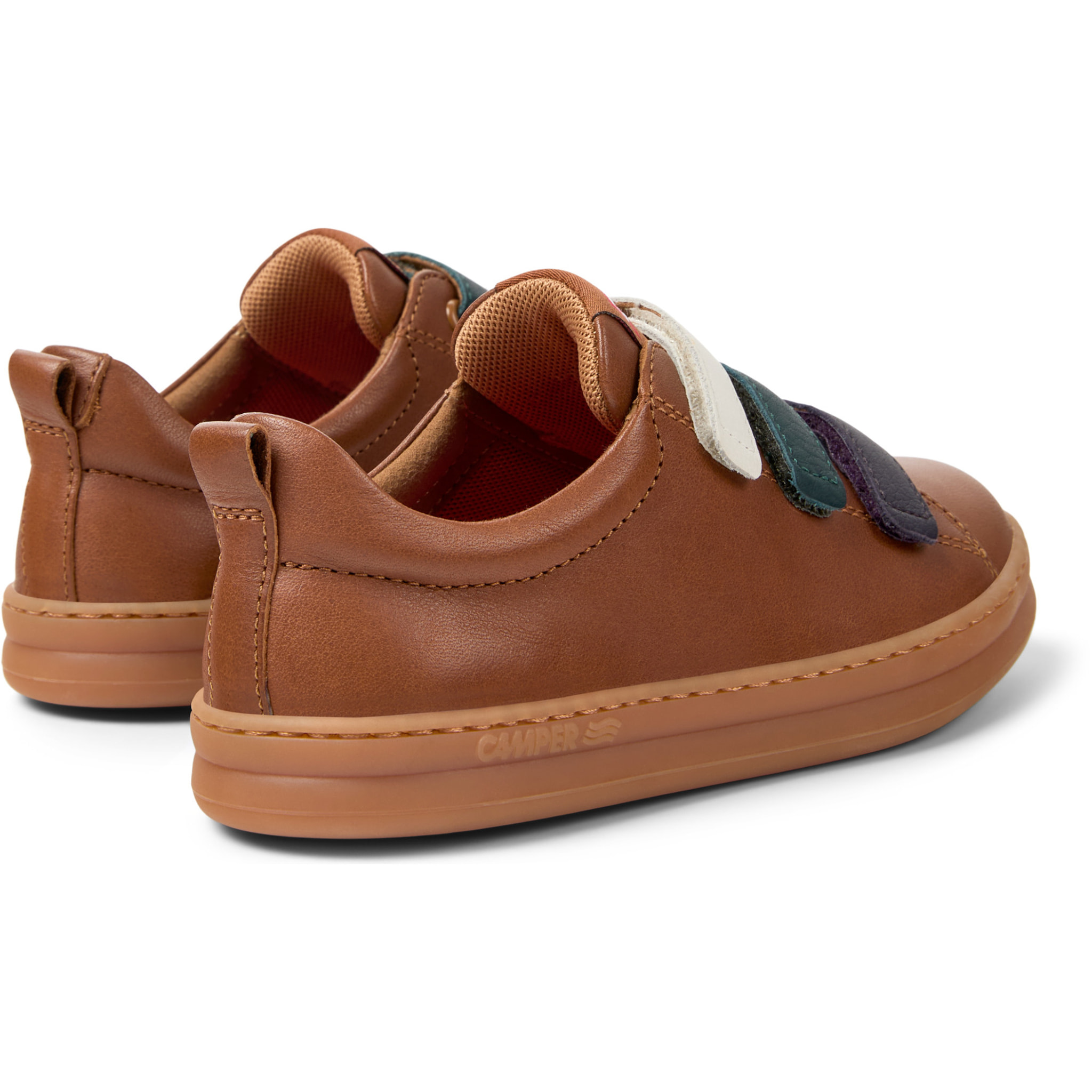 Zapatillas - CAMPER Runner Four Twins - Marron - Cuero liso