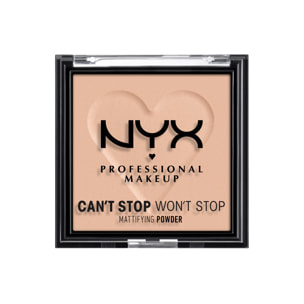 NYX Professional Makeup Poudre Matifiante Can't Stop Won't Stop Medium