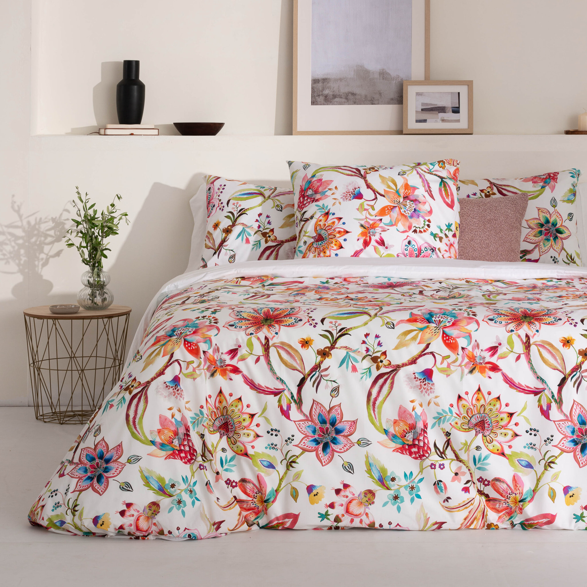 Housse de couette nordique multicolore