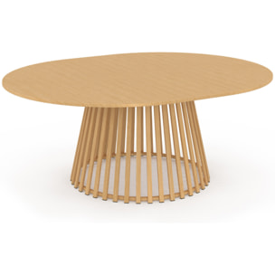 Table de jardin ronde extensible Hortensia Ø160-200cm