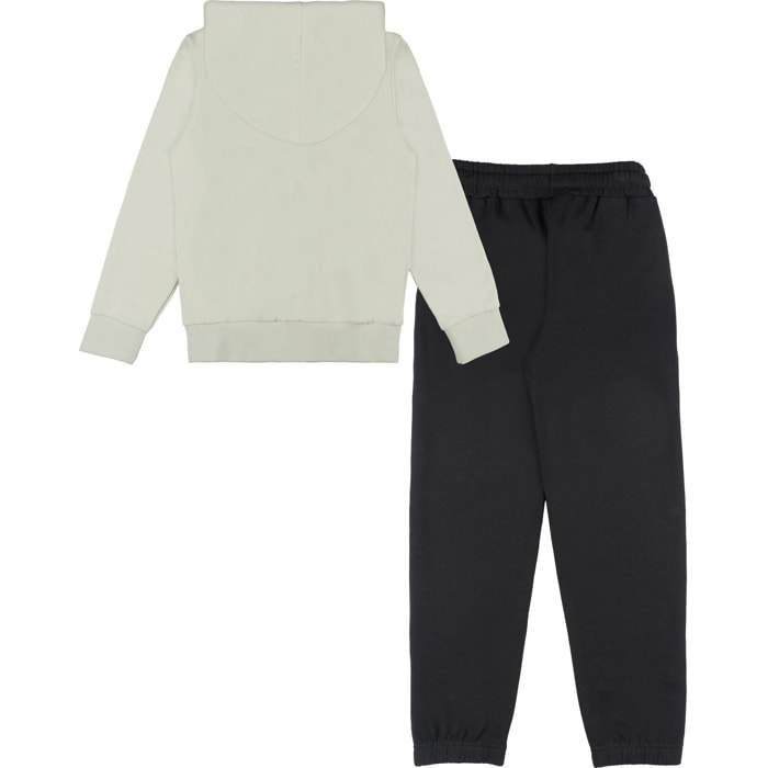 Tuta invernale da bambina con cappuccio e zip Leone 1947 Fresh