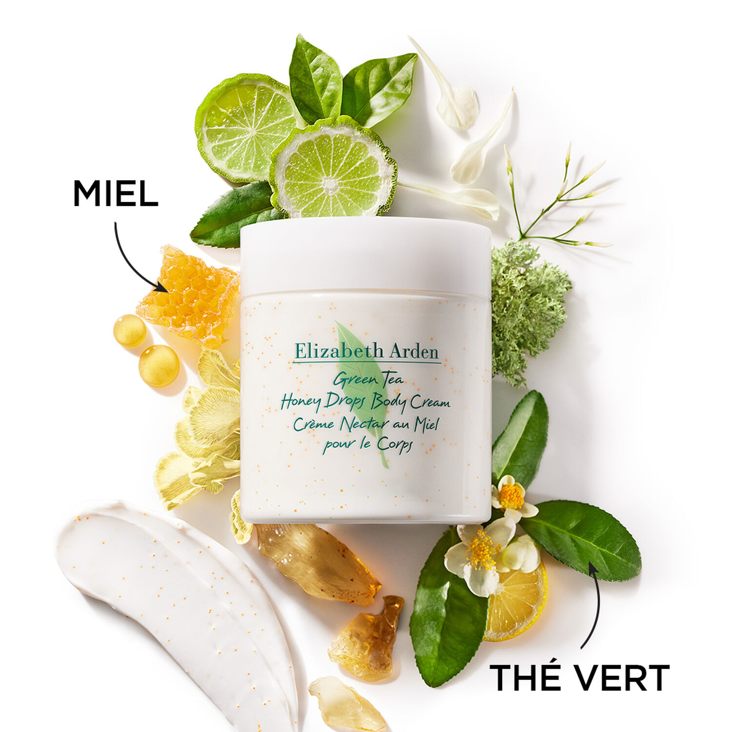 Green Tea - Crème Nectar au Miel pour le Corps