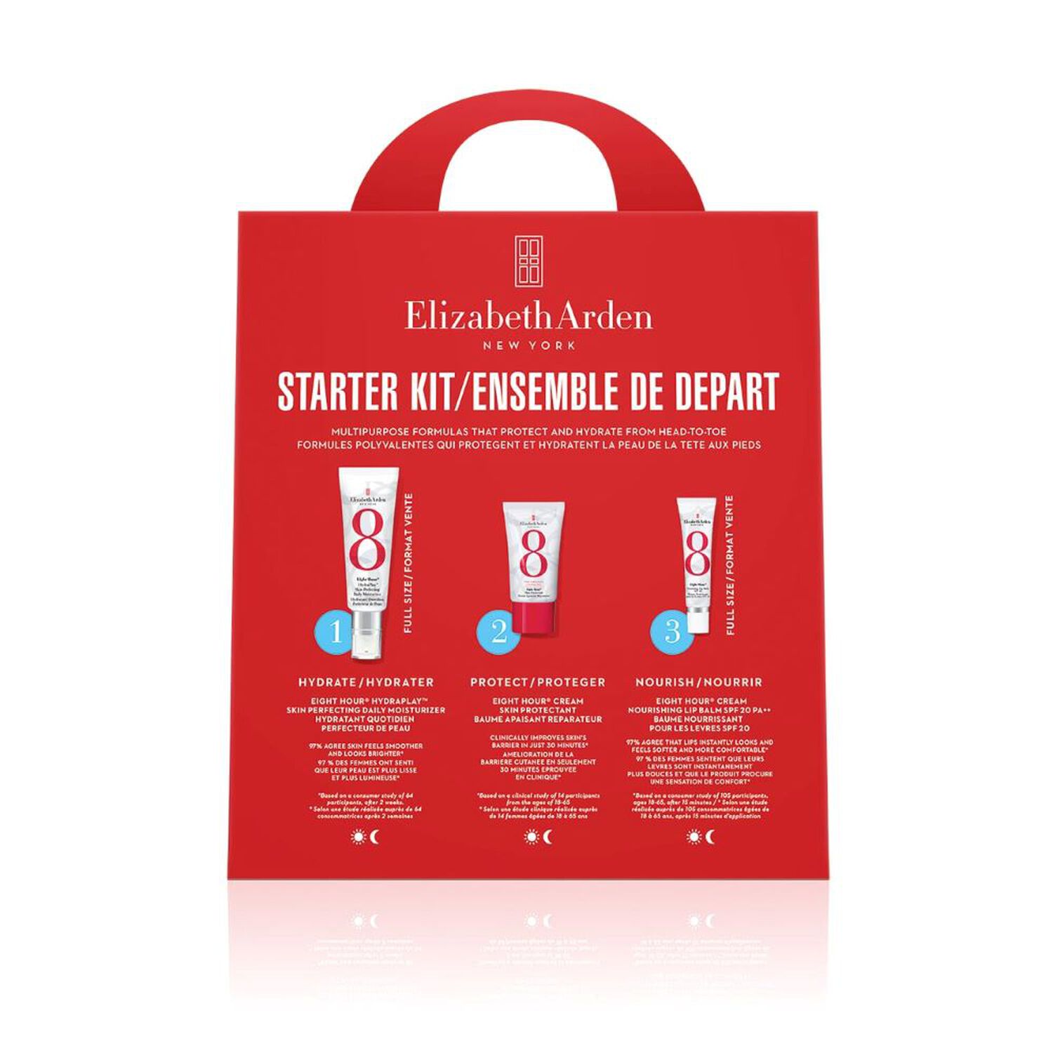 Eight Hour® - Coffret HydraPlay Hydratant Quotidien 45 ml + 2 Produits