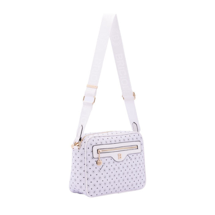 Borsa a tracolla da donna - Modello False - Ecopelle - 19.0 x 26.0 x 9.0 cm