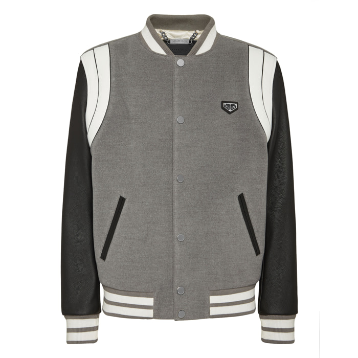 PHILIPP PLEIN Bomber in pelle COLLEGE